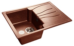 Granfest Мойка кухонная Standart GF-S680L Красный Марс – фотография-1